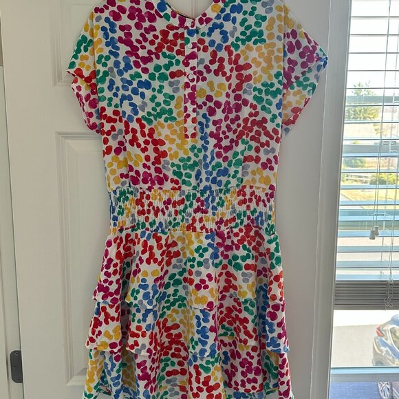 NWT Gibson Multicolor Dot Dress - Size L - Picture 1 of 5